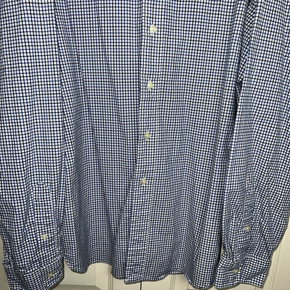 Ralph Lauren Classic Fit Men's Button Down Shirt Size XXL Blue Gingham Logo E11 - Picture 8 of 16